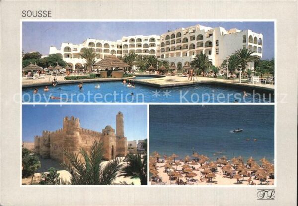 SOUSSE  Tunesie Hotel Marhaba Beach Strand Burg