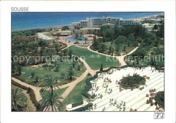 SOUSSE  Tunesie Fliegeraufnahme Hotel Marhaba Beach
