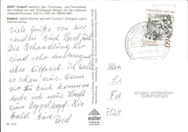 Endorf Bad Kurmittelhaus Thermalbad Wendelstein Br – Bild 2