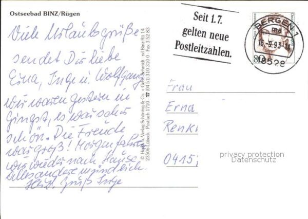 Binz Ruegen Strand Schloss Fliegeraufnahme – Bild 2