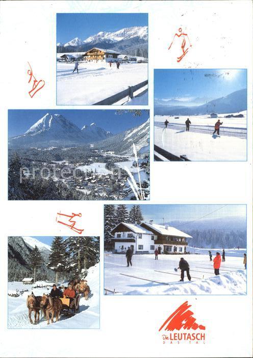 Leutasch Skigebiet Pferdeschlitten