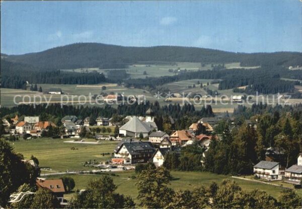 Hinterzarten Fliegeraufnahme