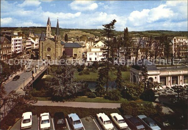 Bad Neuenahr-Ahrweiler Kurgartenbrücke und Lutherkirche