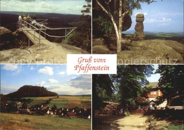 Pfaffenstein Koenigstein Saechsische Sch Elbsandsteingebirge