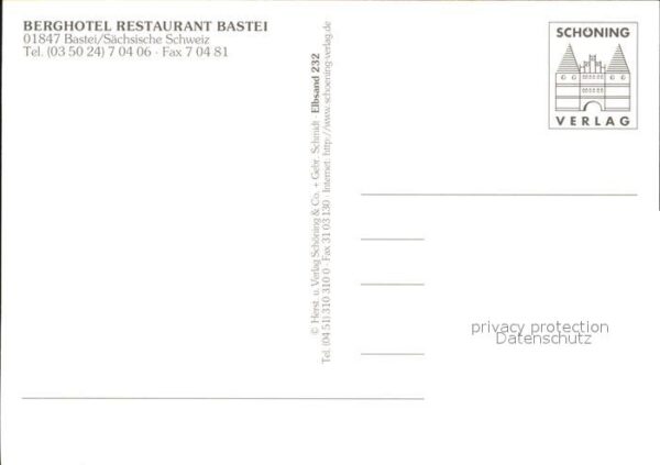 Bastei Saechsische Schweiz Berghotel Restaurant Bastei – Bild 2