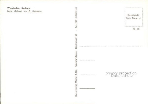 Wiesbaden Kurhaus Naive Malerei B. Heilmann – Bild 2