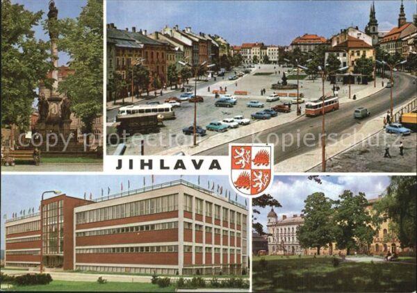 Jihlava Iglau Strassenpartie Gebäude