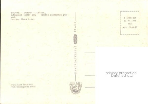 Ceske Budejovice Budvar Samson Crystal – Bild 2