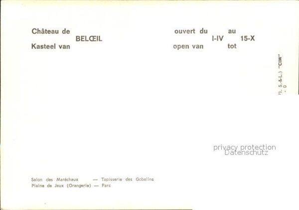 Beloeil Hainaut Fliegeraufnahme mit Schloß – Bild 2