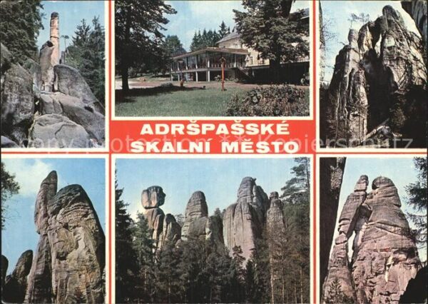 Tschechische Republik Adrspasske Skalni Mesto Sandsteinfelsen