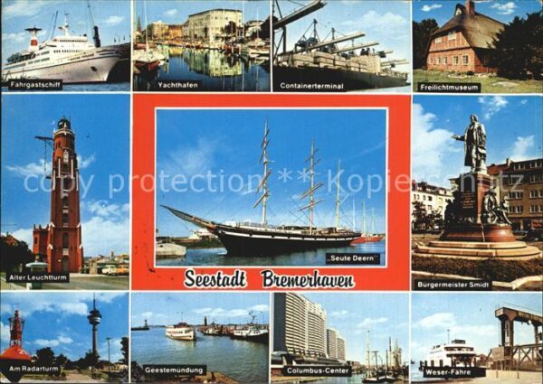 Bremerhaven Segelschiff Leuchtturm Freilichtmuseum