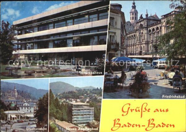 Baden-Baden Kongresshaus Friedrichsbad Augustabad