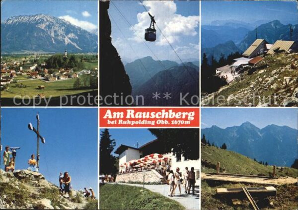 Ruhpolding am Rauschberg Seilbahn Rauschberghaus