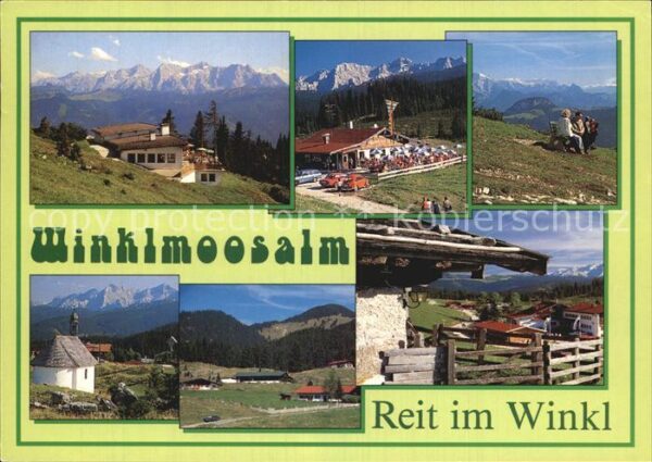 Reit Winkl Winklmoosalm Bergstation Dürrnbachhorn