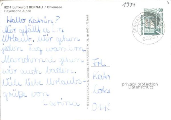 Bernau Chiemsee Fliegeraufnahme Kirchenpartie – Bild 2
