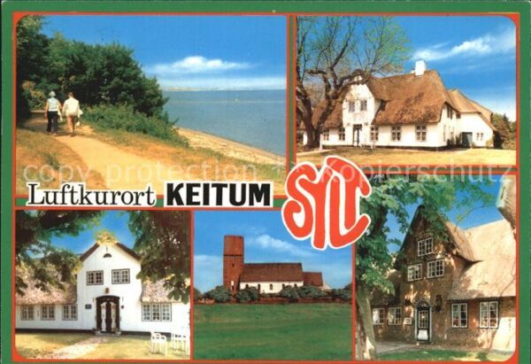 Keitum Sylt alte Friesenhäuser