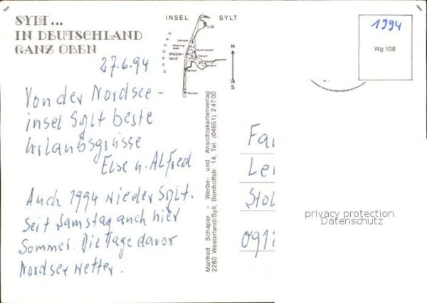 Wenningstedt Sylt Strand Leuchtturm – Bild 2
