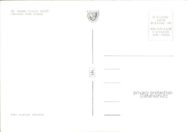 Sliac Szliacs Slovakia Dom Palace – Bild 2