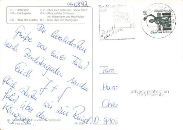 Schoenau Koenigssee Kehlstein Watzmann Hochkalter – Bild 2