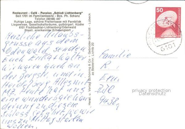 Lichtenberg Odenwald Restaurant Cafe Pension Schloß Lichtenb – Bild 2