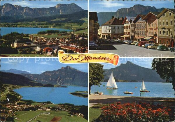 Mondsee Salzkammergut Fliegeraufnahme Marktplatz Schober Drac