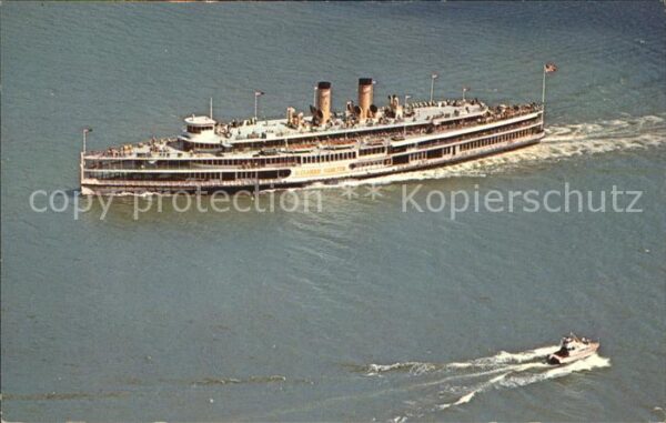 Dampfer Seitenrad Alexander Hamilton Hudson River