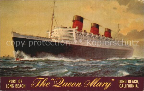 Dampfer Oceanliner Queen Mary Long Beach California