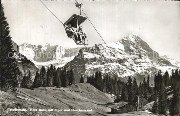 Sessellift Grindelwald First-Bahn Eiger Fiescherwa