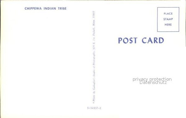 Indianer Native American Chippewa Indian Tribe – Bild 2