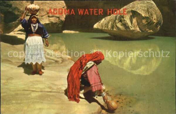 Indianer Native American Acoma Water Hole