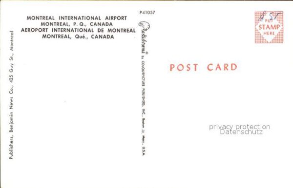 Flughafen Airport Aeroporto Montreal Canada – Bild 2