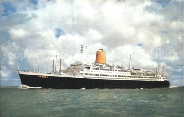 Dampfer Oceanliner T.S. Bremen