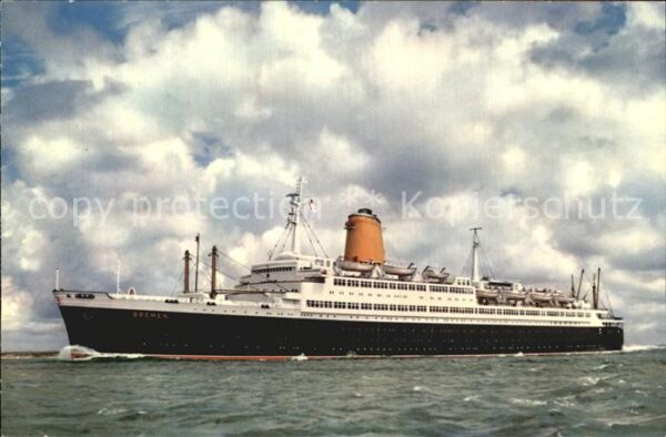 Dampfer Oceanliner T.S. Bremen