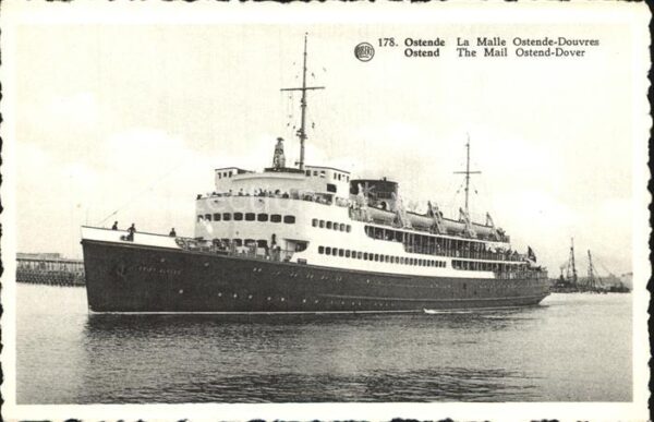 Motorschiffe Prins Albert Ostende Malle Douvres