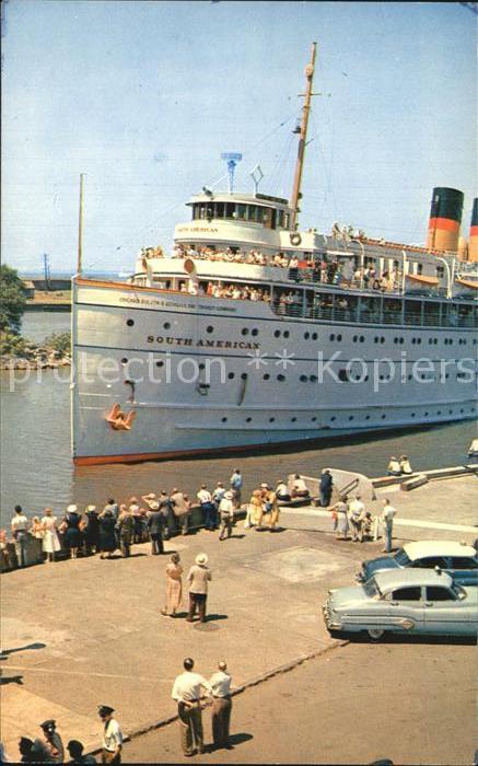 Dampfer Oceanliner S.S. South American