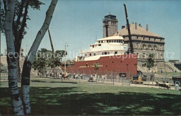 Motorschiffe Soo Locks Sault Ste. Marie Michigan