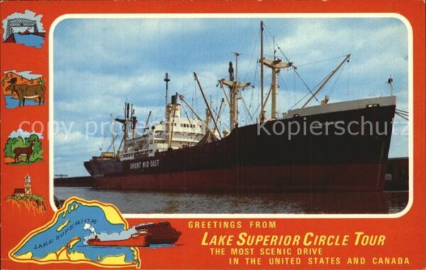 Schiffe Ships Navires Orient Nid East Lake Superior Circle To