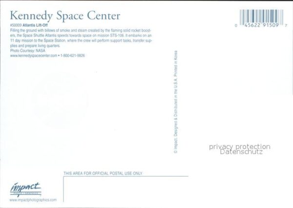 Raumfahrt Atlantis Lift-Off Kennedy Space Center – Bild 2