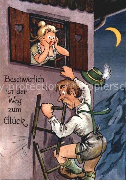 Humor Leiter Weg zum Glück