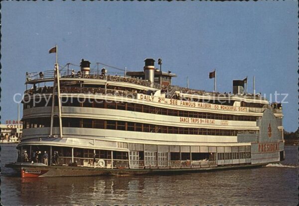 Dampfer Schaufelrad S.S. President Mississippi River