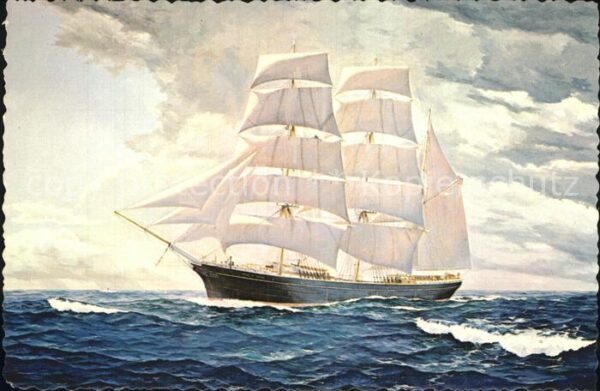 Segelschiffe Star of India Künstlerkarte Capt. Kenne