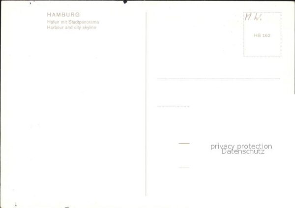 Dampfer Oceanliner Hamburg Hafen Stadtpanorama – Bild 2