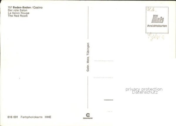 Casino Spielbank Baden-Baden Roter Salon – Bild 2