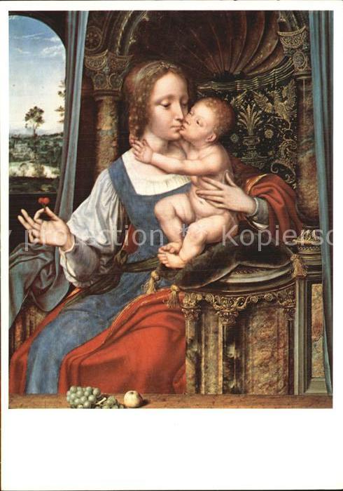 Kuenstlerkarte Alte Kuenstler Quinten Massys Madonna mit Christkind