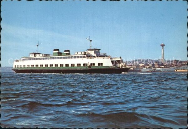 Faehre Ferry Bac Traghetto-- Ferryboat Tillikum Elliot Bay Seattle W