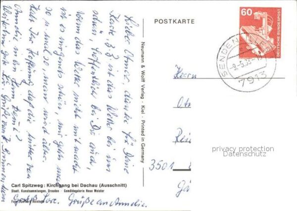 Spitzweg Carl Kirchgang bei Dachau – Bild 2