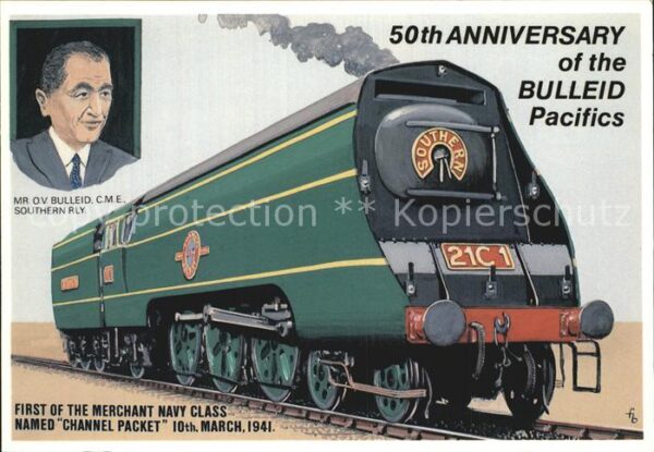 Lokomotive 21C1 50th Anniversary Bulleid Pacifics