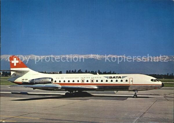 Flugzeuge Zivil SATA Geneve Super-Caravelle 10 R