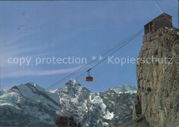 Seilbahn Schilthorn Mürren Station Birg Gspalten