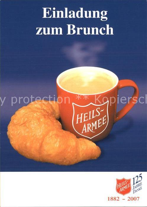 Christentum 125 Jahre Heilsarmee Einladung Brunch C